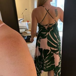 Express palm dress